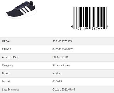 barcode lookup adidas|adidas barcode search.